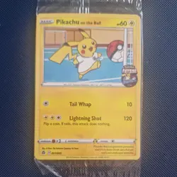 Pikachu on the Ball 001/005 Pokemon Card Sealed Promo Fultsal UK Exclusive #2 - Image 1