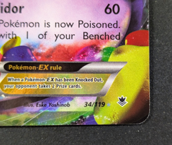 Gengar EX 34/119 Xy-Phantom Forces Holo Pokemon Card - VG/LP - Image 5