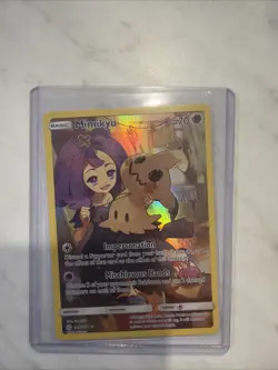 Pokemon Mimikyu 245/236- Secret Rare Full Art Holo- Cosmic Eclipse - Image 1