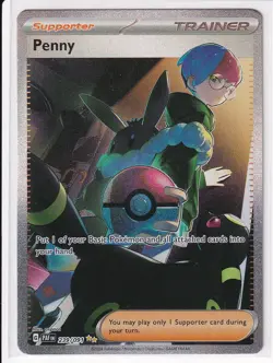 Penny 239/091 - Paldean Fates - Special Illustration Rare Pokemon NM - Image 1