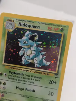 Nidoqueen and Nidoking Holos (2) - English Pokemon Base Set 2 - LP/NM see pics! - Image 5