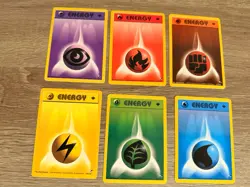 6x Energy 1st Edition Gym Challenge WOTC Vintage Pokemon Lot - Image 1