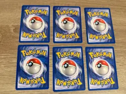 6x Energy 1st Edition Gym Challenge WOTC Vintage Pokemon Lot - Image 2