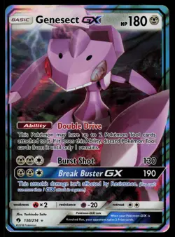 Genesect GX 130/214 - Pokemon Lost Thunder - Holo Rare (NM) - Image 1