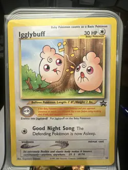 Pokemon TCG Igglybuff Wizards WOTC Black Star Promos 36 Regular Promo NM - Image 1
