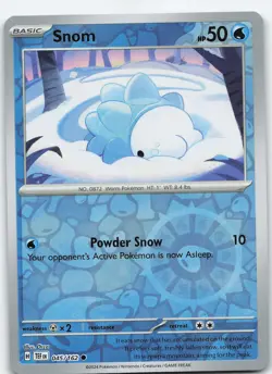 Snom - 045/162 Common Reverse Holo SV05: Temporal Forces NM Pokemon - Image 1