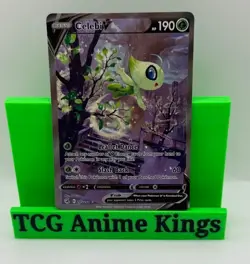 CELEBI V 2021 POKEMON SWORD & SHIELD FUSION STRIKE ULTRA RARE 245/264 - Image 1