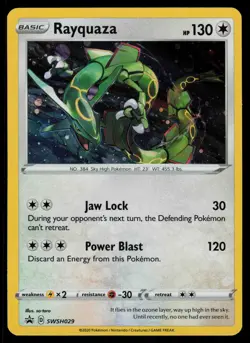 Rayquaza SWSH029 - Pokemon Sword & Shield Promo (NM) - Image 1