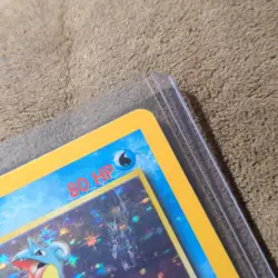 Pokemon TCG Lapras Fossil Holo Rare 10/62 80 HP English Wizards 1999 Basic - Image 2