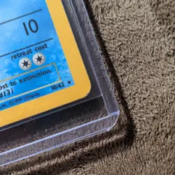 Pokemon TCG Lapras Fossil Holo Rare 10/62 80 HP English Wizards 1999 Basic - Image 3