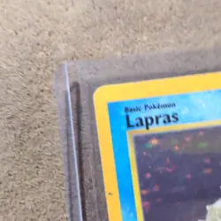Pokemon TCG Lapras Fossil Holo Rare 10/62 80 HP English Wizards 1999 Basic - Image 5