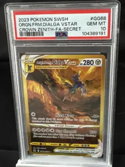 Pokemon TCG Crown Zenith Orgin Forme Dialga Vstar FAS #GG68 PSA 10 - Image 4