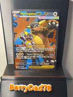 Mega Kangaskhan EX 164/132 Me01: Mega Evolution Holo Pokemon TCG NM - Image 1