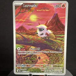 Larvesta Illustration Rare 099/086 - Pokemon TCG - BB WF - Pack Fresh / NM - Image 1