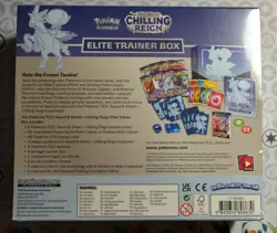 POKEMON SWORD & SHIELD CHILLING REIGN ICE RIDER ETB SEALED - Image 2