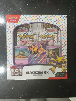 (1) Pokemon Scarlet & Violet Alakazam EX Collection Box New Sealed - Image 1