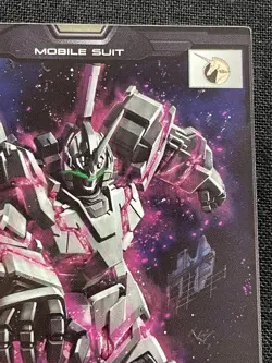 RX-0 UNICORN AB02-023 C Gundam Arsenal Base Card BANDAI 2.32x3.38 F/S - Image 3