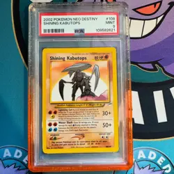Pokemon Card Shining Kabutops 108/105 PSA 9 Mint Neo Destiny - Image 1
