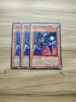 Yu-Gi-Oh! - Toon Summoned Skull 3X - Complete Playset Of Common Cards - Image 1