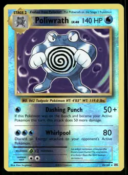 Pokemon Cards Poliwrath 25/108 Reverse Holo Evolutions Holo Rare NM - Image 1