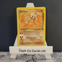 Hitmonlee 22/62 Fossil Set Pokemon Card WOTC - Image 1
