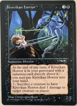Krovikan Horror X1 Alliances Mtg Magic the Gathering - Image 1