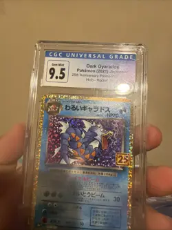 Pokemon Dark Gyarados 005/025 25th Anniversary Promo Japanese Old Label CGC 9.5 - Image 4