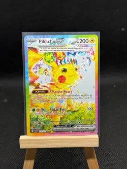 Pokemon Surging Sparks Pikachu Ex 238/191 Special Illustration Rare - Image 1