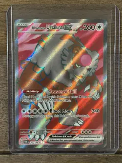 Holo Bloodmoon Ursaluna ex - 202/167 Ultra Rare Twilight Masquerade Pokemon TCG - Image 1