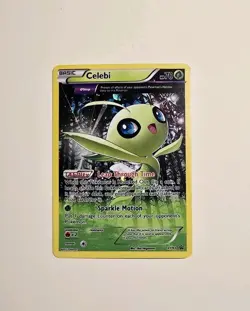 Celebi XY93 XY Holo Rare Pokemon Black Star Promo LP - Image 1