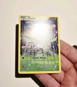 Celebi XY93 XY Holo Rare Pokemon Black Star Promo LP - Image 3