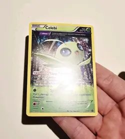 Celebi XY93 XY Holo Rare Pokemon Black Star Promo LP - Image 4