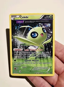 Celebi XY93 XY Holo Rare Pokemon Black Star Promo LP - Image 5