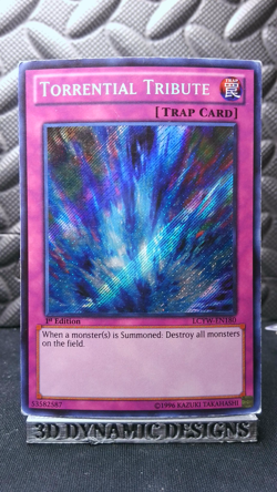 | Yugioh Torrential Tribute LCYW-EN180 1st Secret Legendary Collection LP/MP | - Image 1