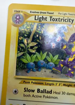 Pokemon TCG Light Toxtricity Holo Black Star Promo Card #SWSH137 2021 - Image 3