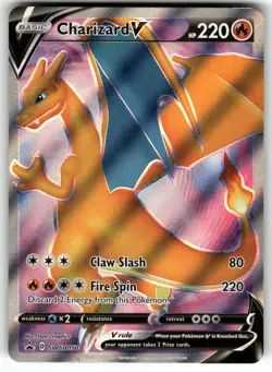 Charizard V SWSH050 SWSH: Sword & Shield Promo Cards LP Pokemon Card TCG - Image 1