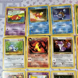 Team Rocket Pokemon Card Lot (21 cards) Commons and Uncommons MP/LP #11 - Image 2