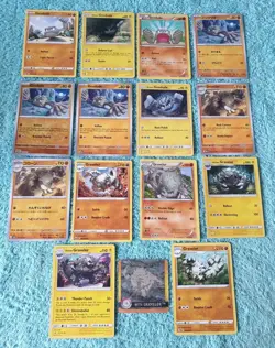 GEODUDE & GRAVELER BUNDLE OF POKEMON CARDS - Image 1