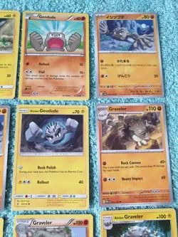 GEODUDE & GRAVELER BUNDLE OF POKEMON CARDS - Image 3