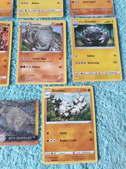 GEODUDE & GRAVELER BUNDLE OF POKEMON CARDS - Image 5