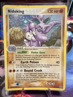 Pokemon Nidoking 120HP 8/112 Holo Rare Stage 2 Card 2004(DMG) - Image 1