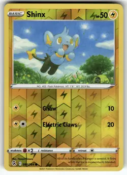 Shinx 091/264 SWSH08: Fusion Strike LP Pokemon Card TCG - Image 1