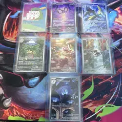 7 Card Lot of Mixed Sets UR/IR Full Arts Near Mint Pokemon TC - Image 1