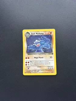Pokemon Card Team Rocket Set Holo Dark Machamp 10/82 WOTC - Image 2
