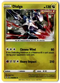 Dialga - (Cosmos Holo) Holo Promo Miscellaneous Cards & Products 112/203 NM - Image 1