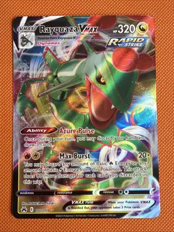 Pokemon TCG Rayquaza VMAX Crown Zenith Card 101/159 - Image 1