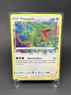 Rayquaza Amazing Rare 138/185 Vivid Voltage Pokemon Card NM Holo - Image 1
