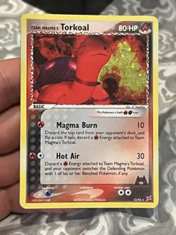 Team Magma's Torkoal - 12/95 - Pokemon Ex Team Magma vs. Aqua Holo Card (LP) - Image 1