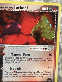 Team Magma's Torkoal - 12/95 - Pokemon Ex Team Magma vs. Aqua Holo Card (LP) - Image 2