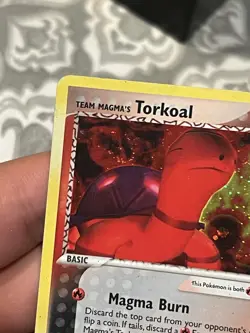 Team Magma's Torkoal - 12/95 - Pokemon Ex Team Magma vs. Aqua Holo Card (LP) - Image 5